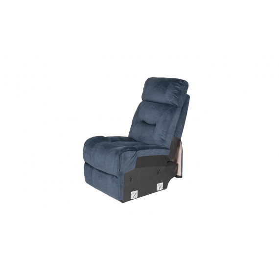 Bordeaux Corner Group Armless 1 Seater Blue