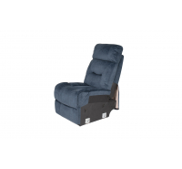 Bordeaux Corner Group Armless 1 Seater Blue