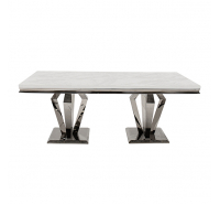 Sword Cream Marble Dining Table 1600
