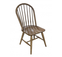 Sofia Spindle Back Dining Chair Rustic Brown