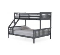 Indiana Bunk Bed - 3' & 4'6" Grey