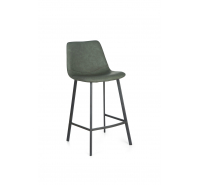 Barney Vintage Green Faux Leather Counter Stool 65cm