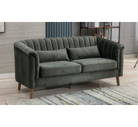 Dante Velvet 3 Seater Loveseat Sofa