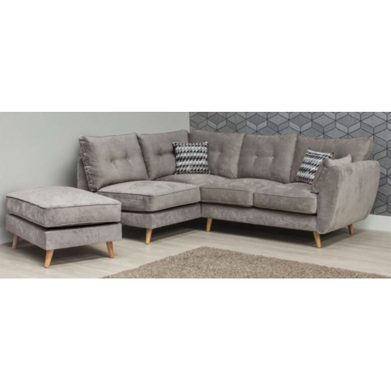 Mia 2 Corner 1 Sofa - Grey