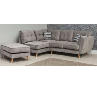 Mia 2 Corner 1 Sofa - Grey