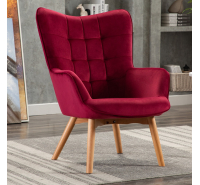 Willa Occasional Chair - Crimson