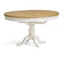 Swansea - Round Ext. Dining Table - Ivory