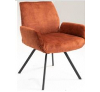 Percy Dining Chair - Caramel (Fabric)