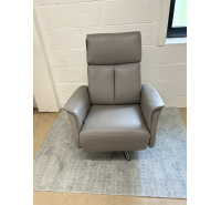 Ely (sml) Swivel Chair (Manual Recliner) - Grey