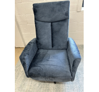 Jude Swivel Chair (Electric Recliner) - Blue