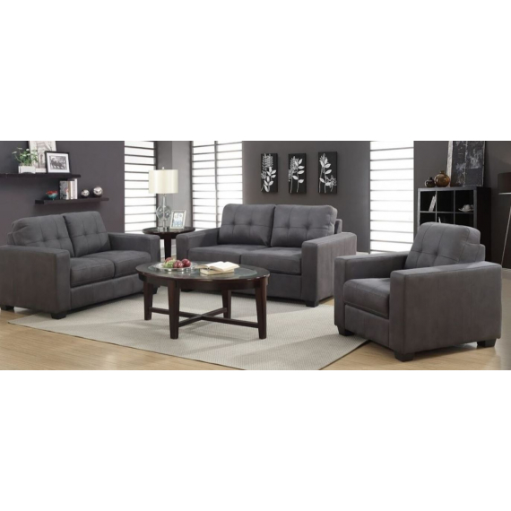 Nikita 3 Seater - Black